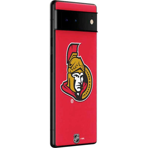NHL Ottawa Senators Solid Background Google Pixel 6 Pro Skin